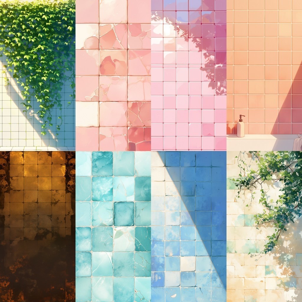 【背景素材】縦型背景集(都会,壁,森,神社,和風)