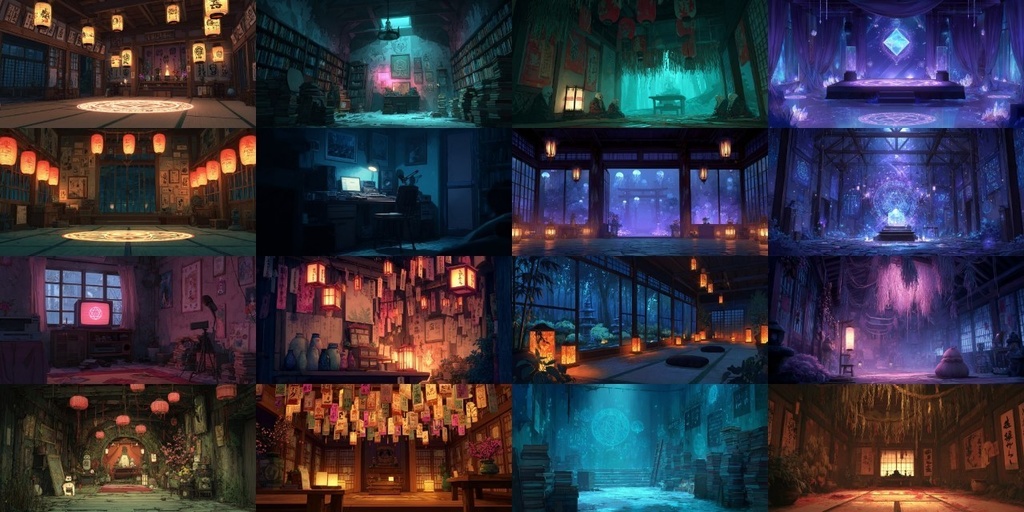 【背景素材】部屋400枚(Vol.1 春夏秋冬,ゲーミング,ホラー系部屋)