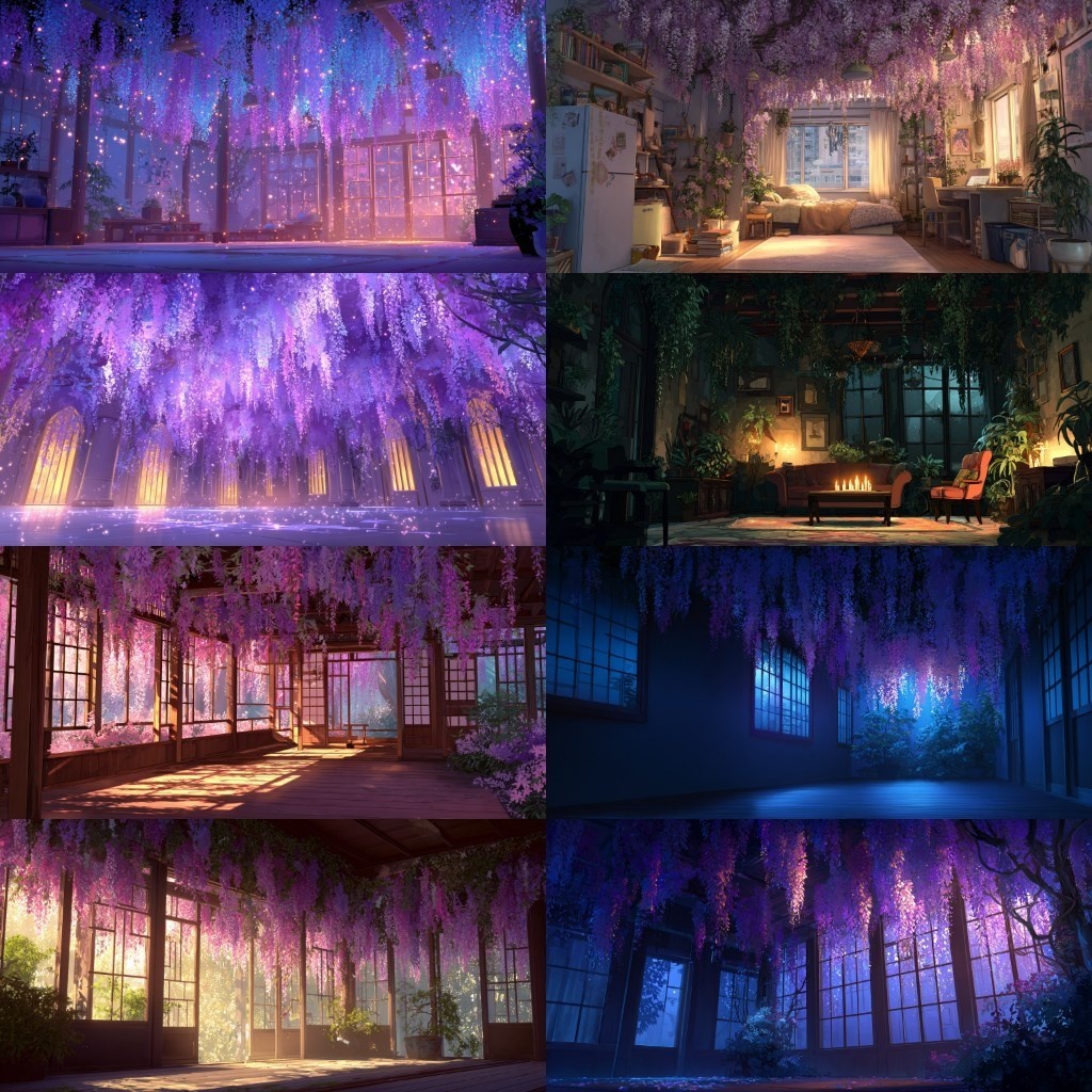 【背景素材】部屋400枚(Vol.2 植物,水槽,高層階系部屋)