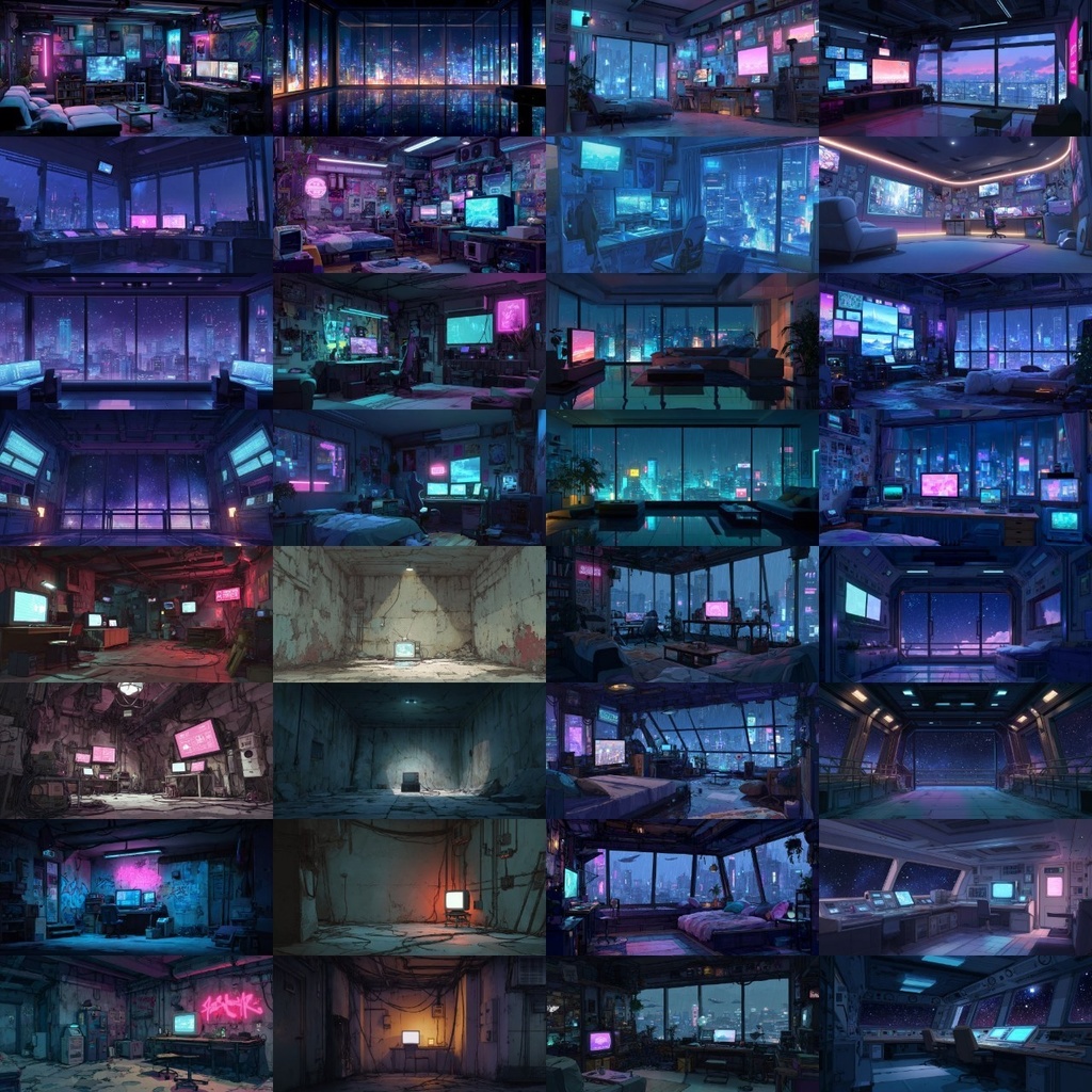 【背景素材】部屋400枚(Vol.2 植物,水槽,高層階系部屋)