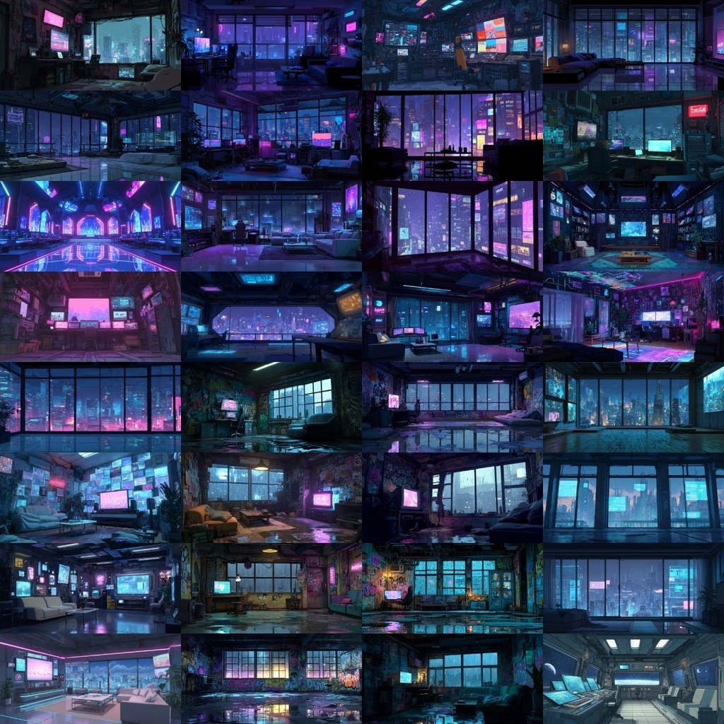 【背景素材】部屋400枚(Vol.2 植物,水槽,高層階系部屋)