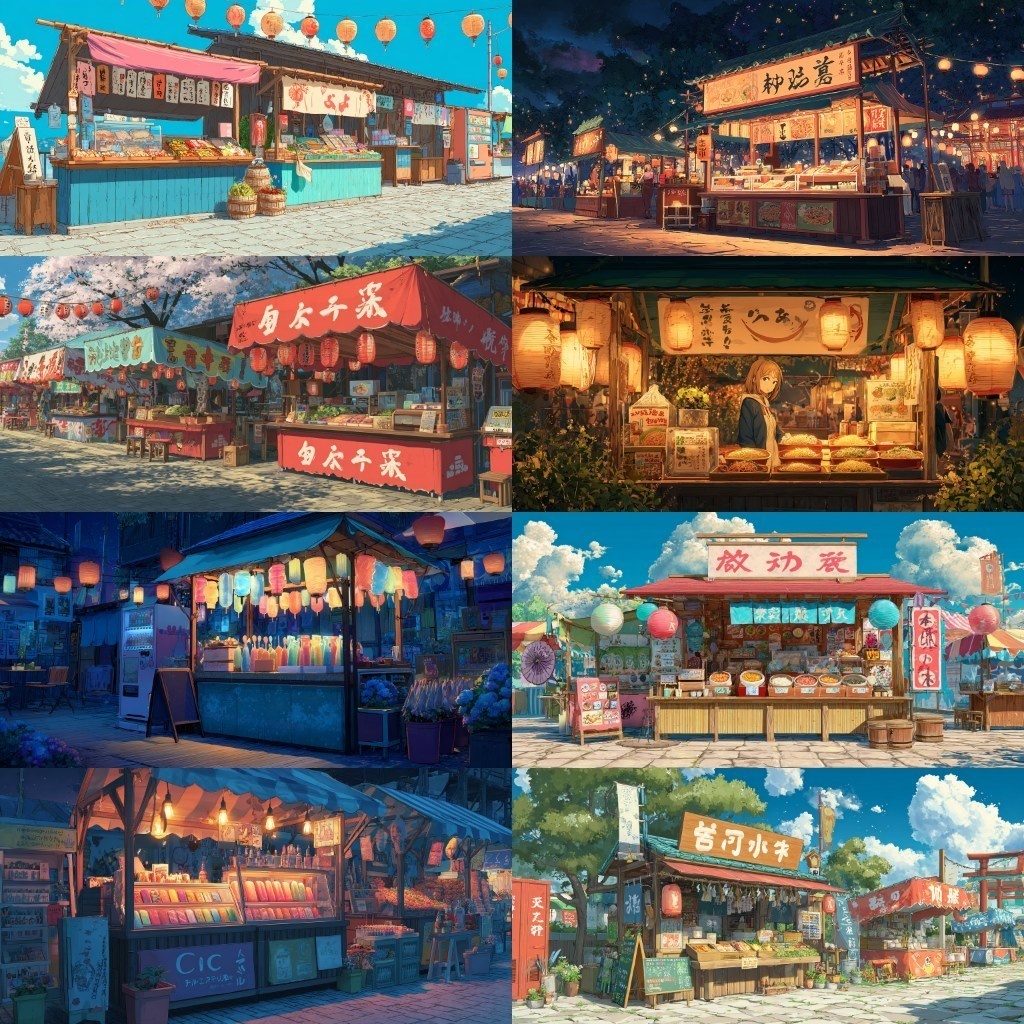 【背景素材】祭り240枚(春・夏・秋祭り,花火大会,屋台)