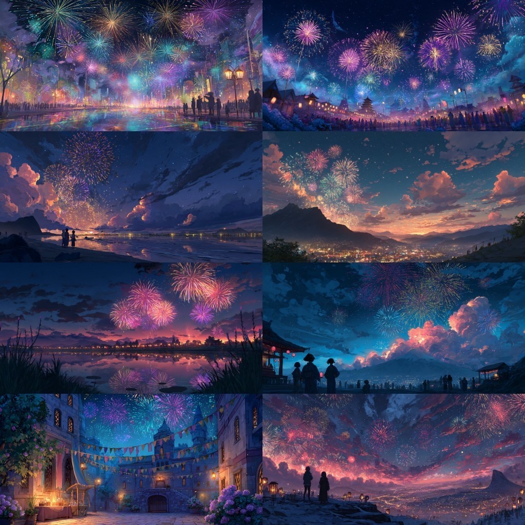 【背景素材】祭り240枚(春・夏・秋祭り,花火大会,屋台)