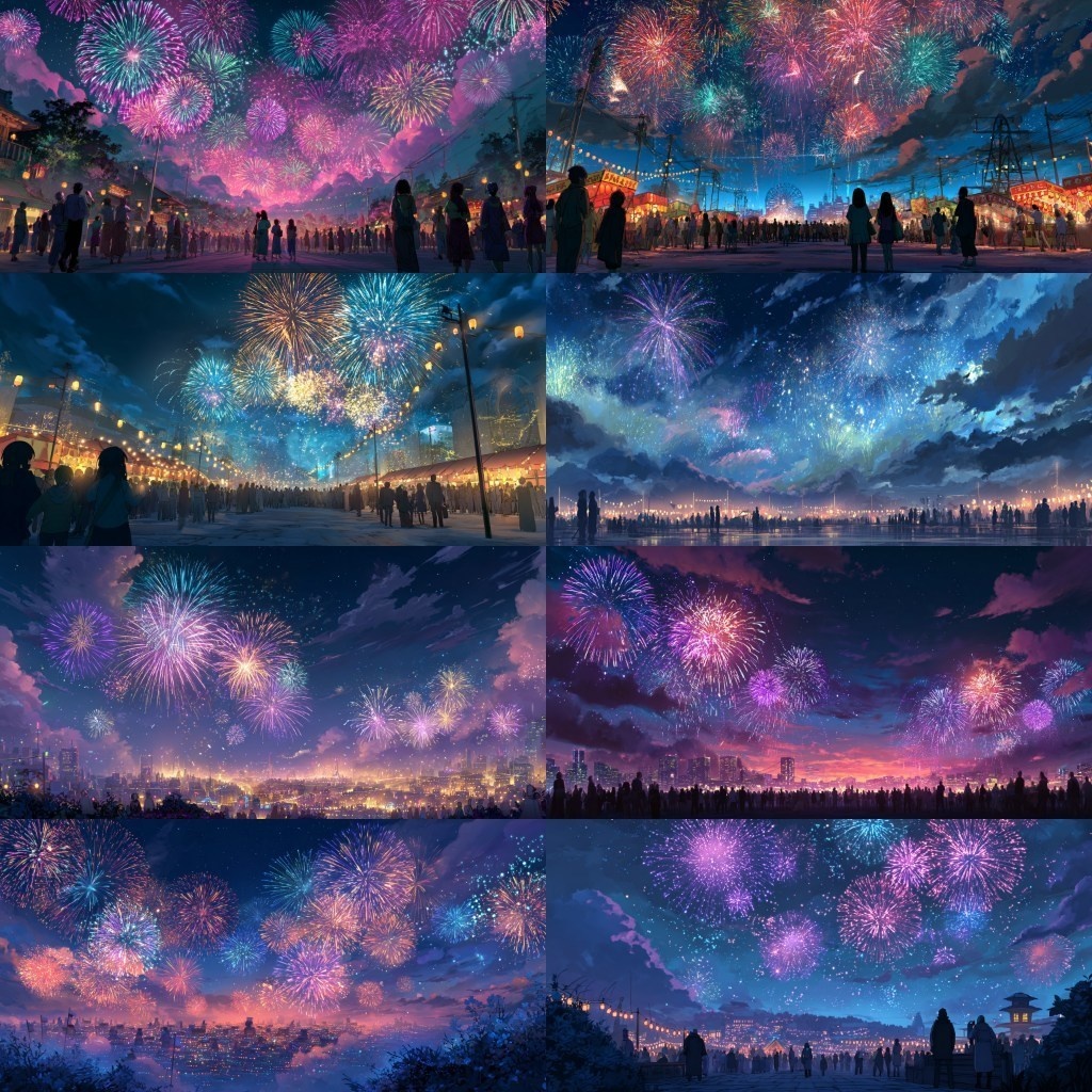 【背景素材】祭り240枚(春・夏・秋祭り,花火大会,屋台)