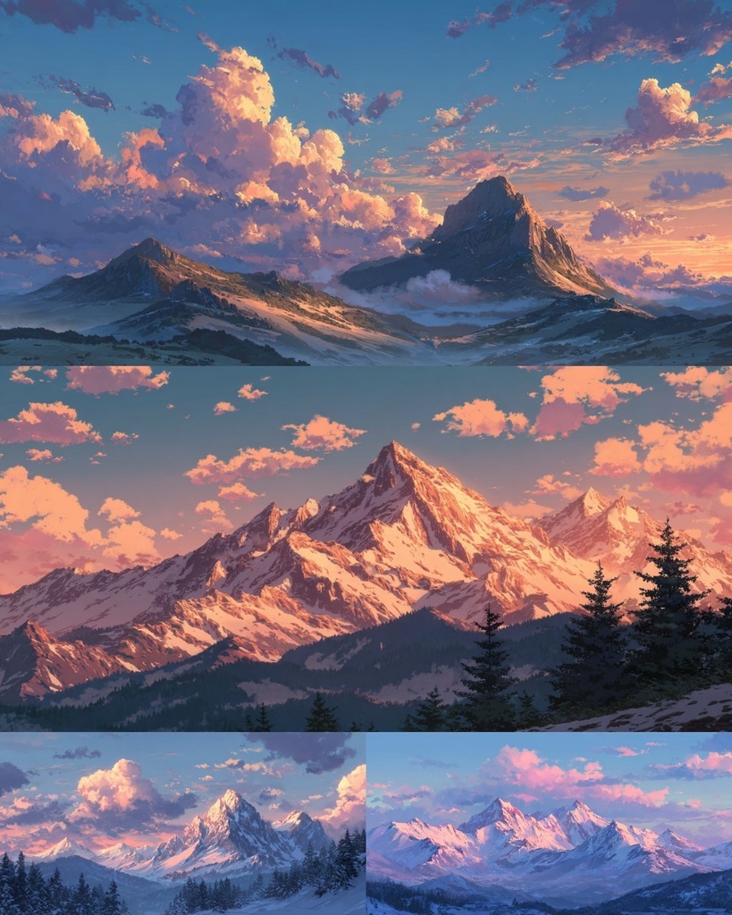 【背景素材】夕方の風景420枚(ノスタルジック,街なか,室内,夕景色)