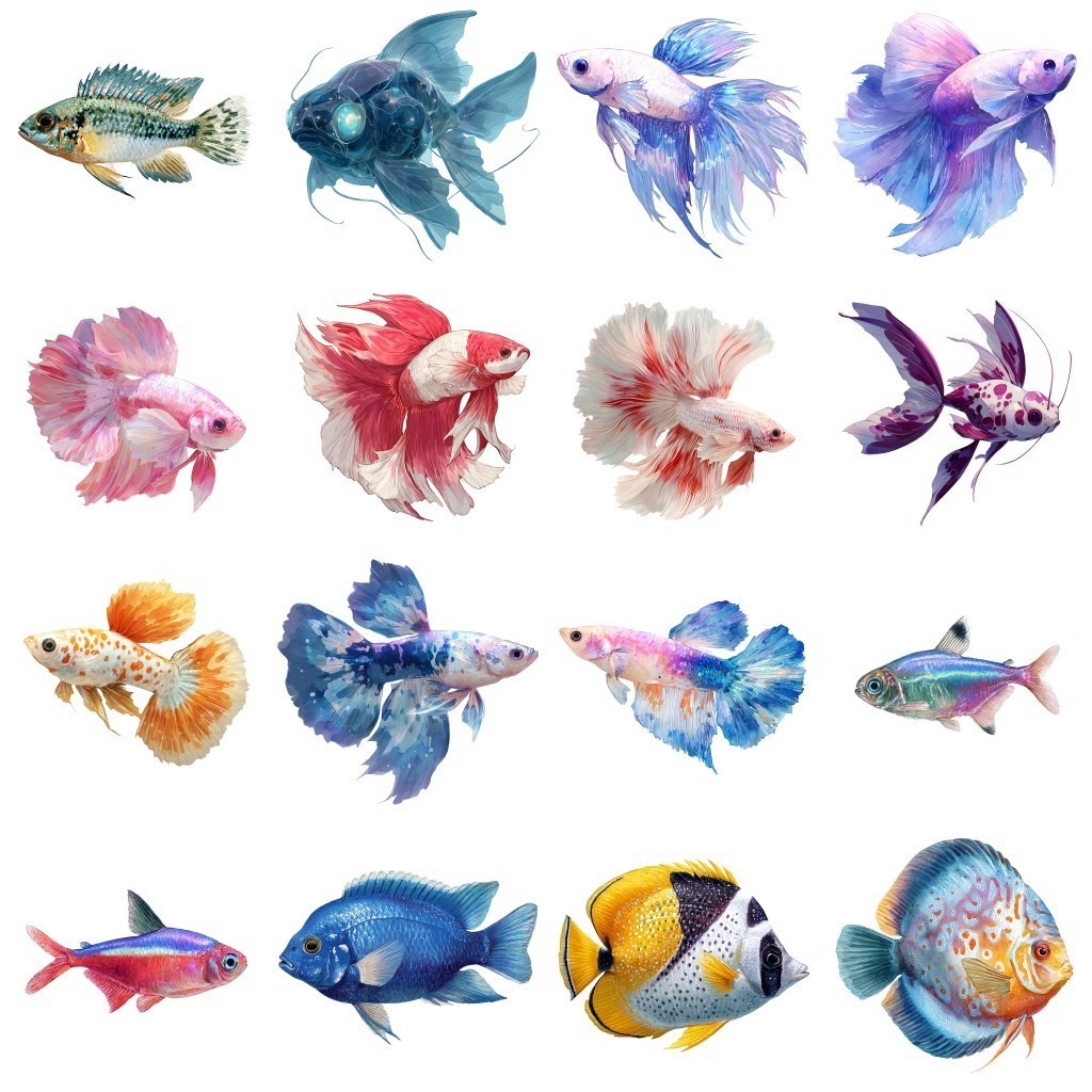 【透過素材】魚・水生生物 210枚