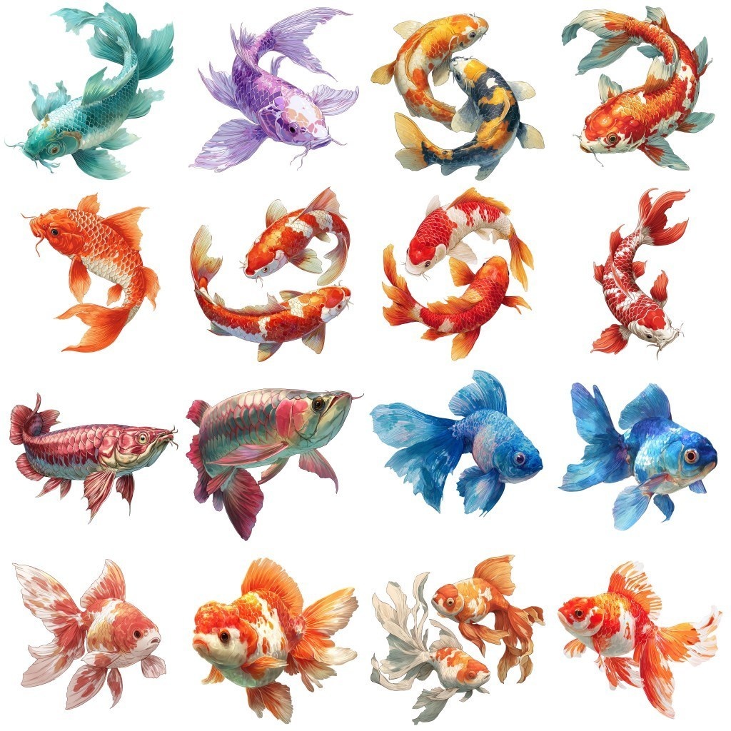 【透過素材】魚・水生生物 210枚