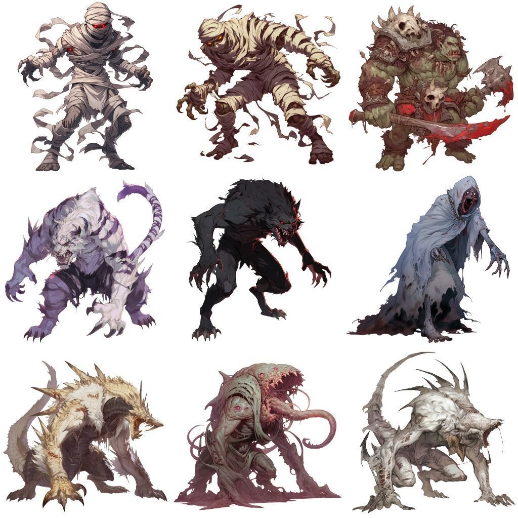 【透過素材】エイリアン100枚