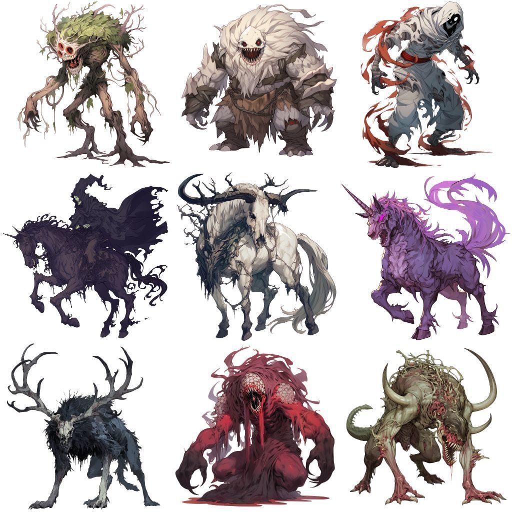 【透過素材】エイリアン100枚