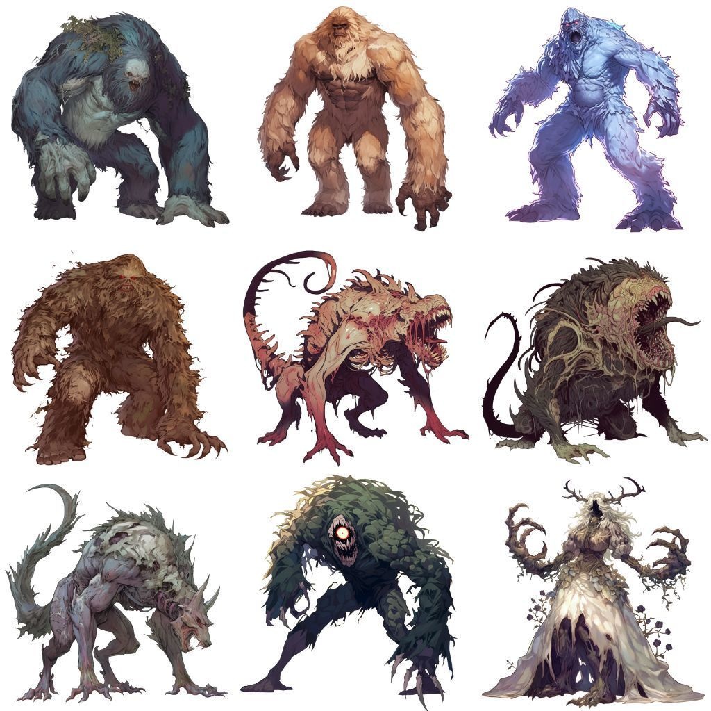 【透過素材】エイリアン100枚