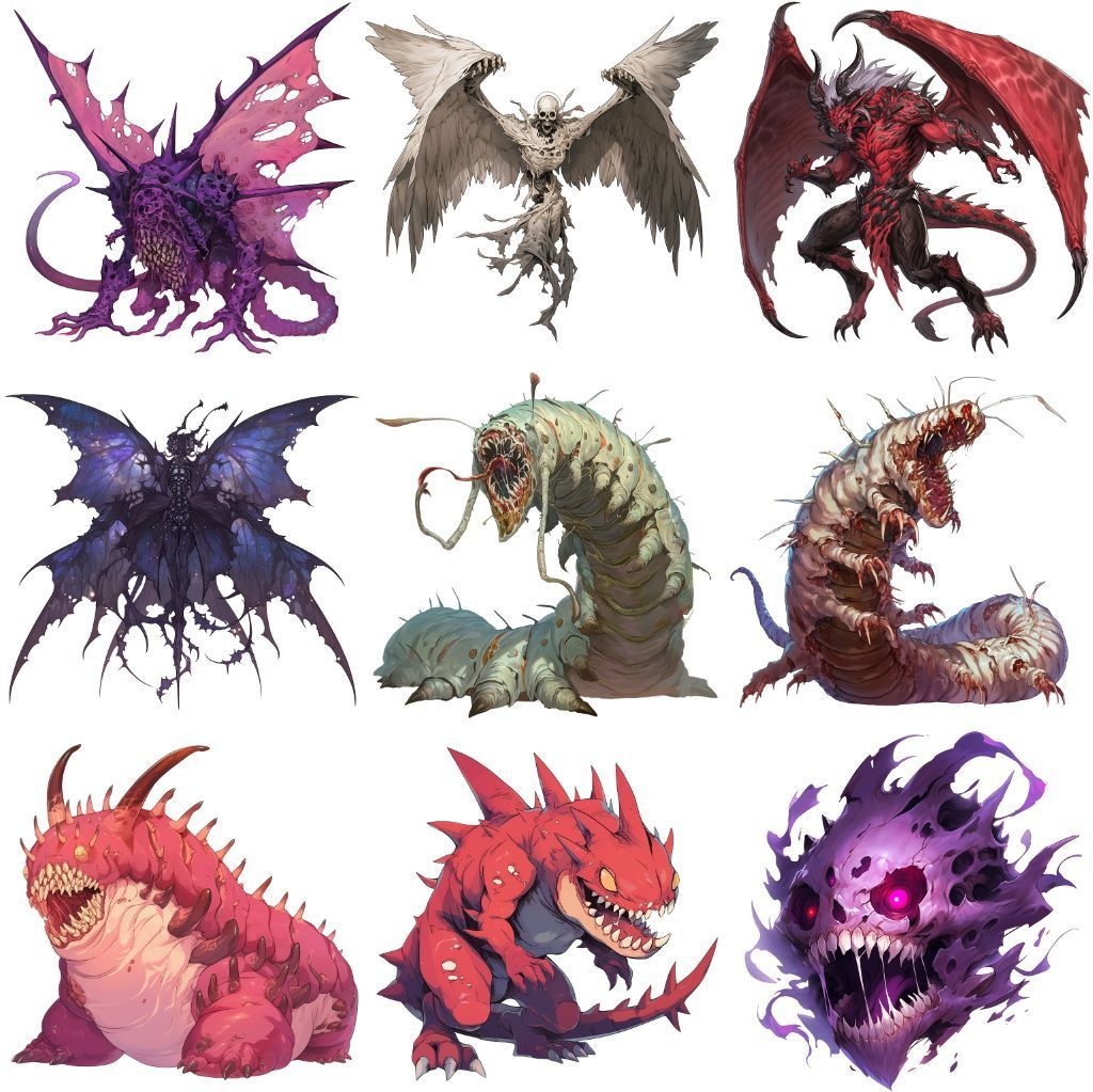 【透過素材】エイリアン100枚