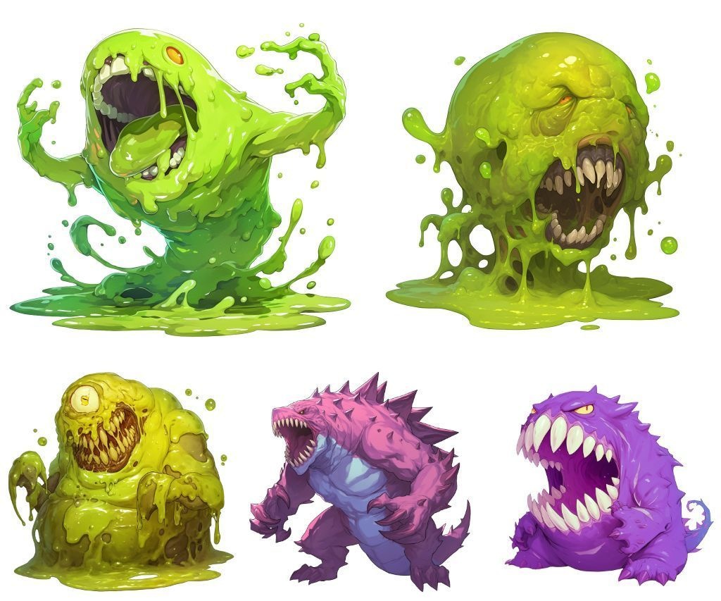 【透過素材】エイリアン100枚