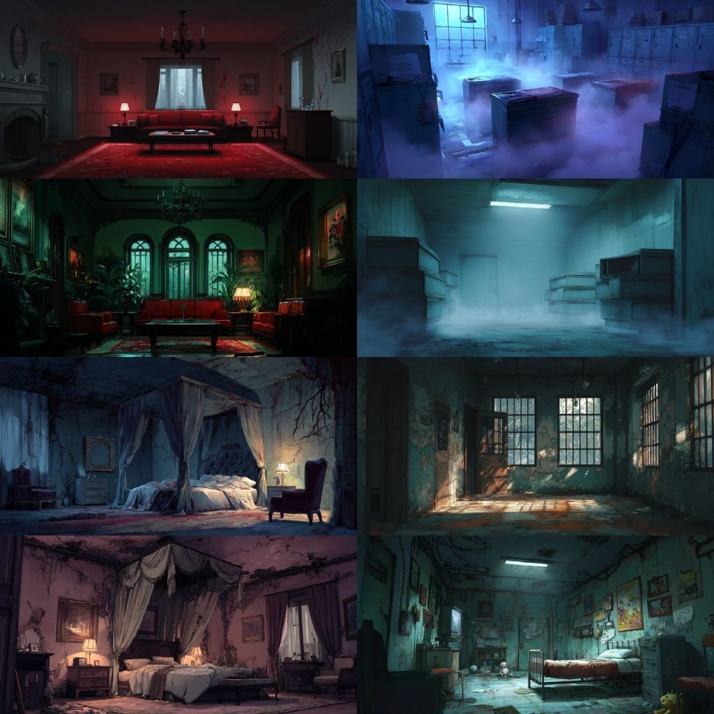 【背景素材】不穏な風景260枚(病院,路地裏,儀式,ホラー系)