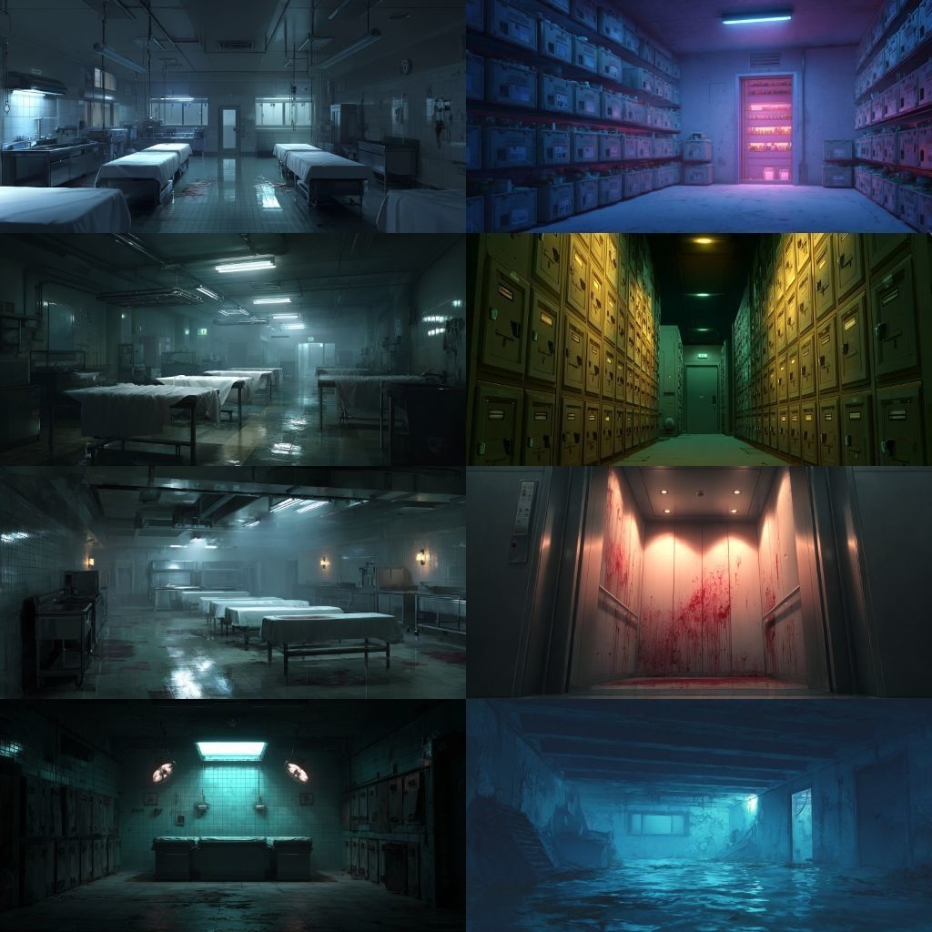 【背景素材】不穏な風景260枚(病院,路地裏,儀式,ホラー系)