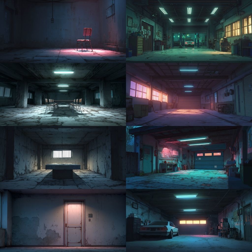 【背景素材】不穏な風景260枚(病院,路地裏,儀式,ホラー系)