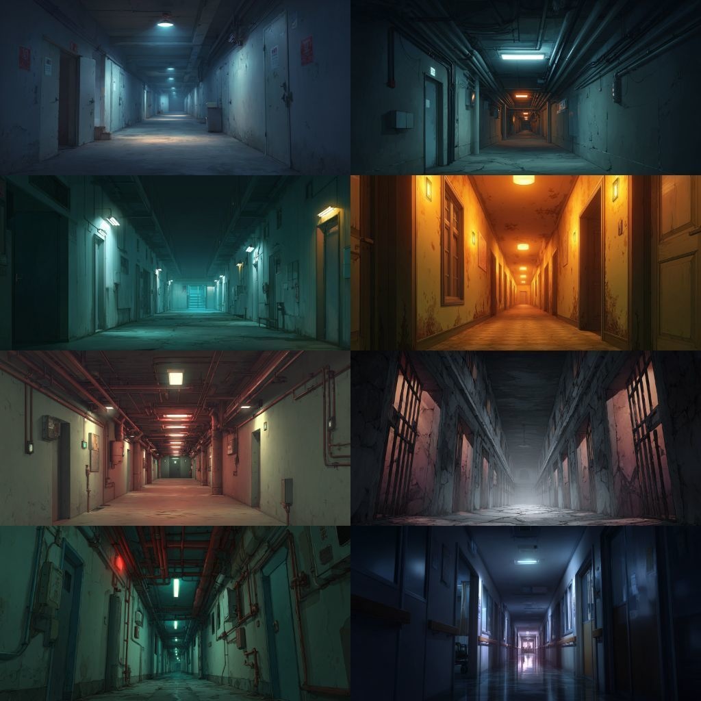 【背景素材】不穏な風景260枚(病院,路地裏,儀式,ホラー系)