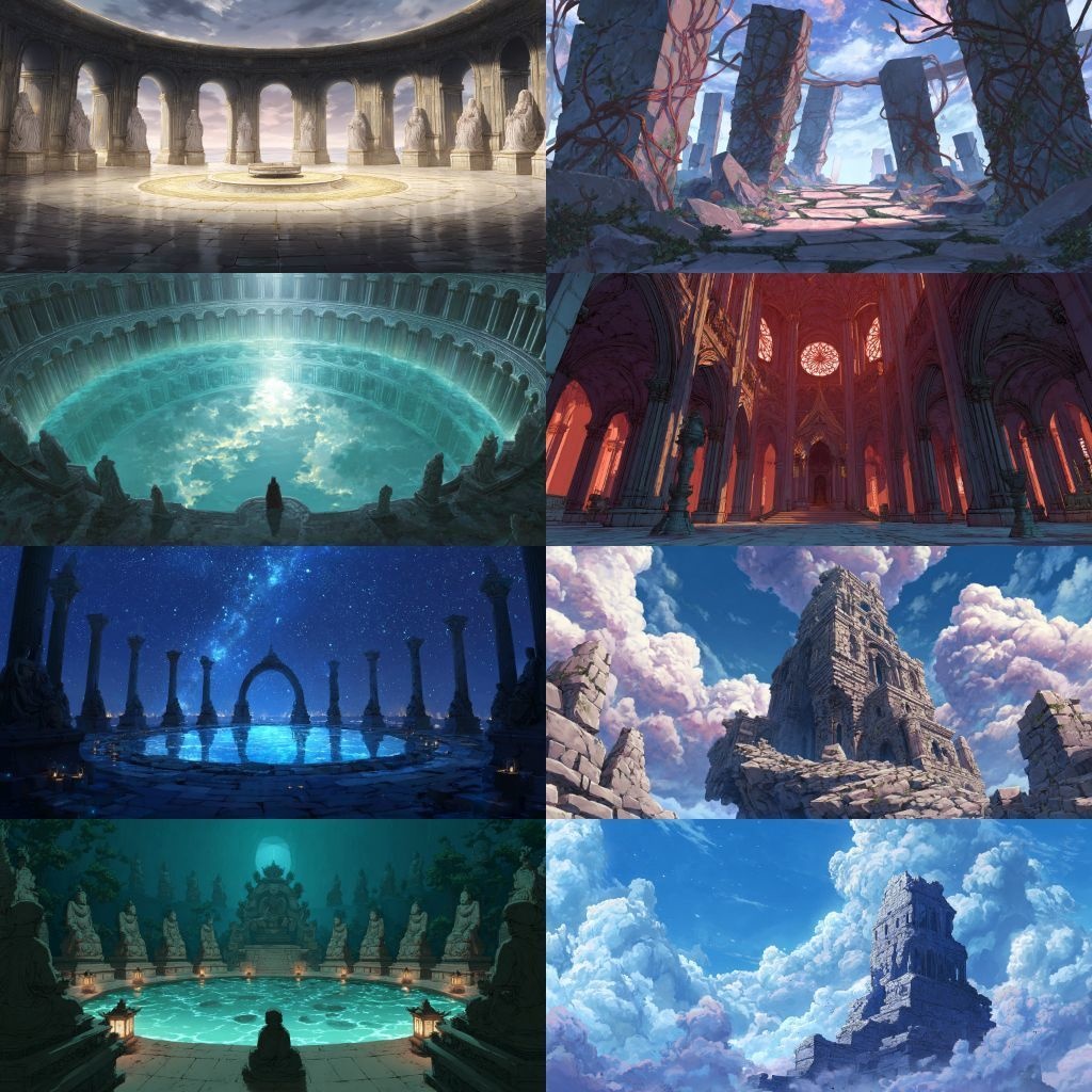 【背景素材】異世界250枚(ファンタジー,ダンジョン,儀式)