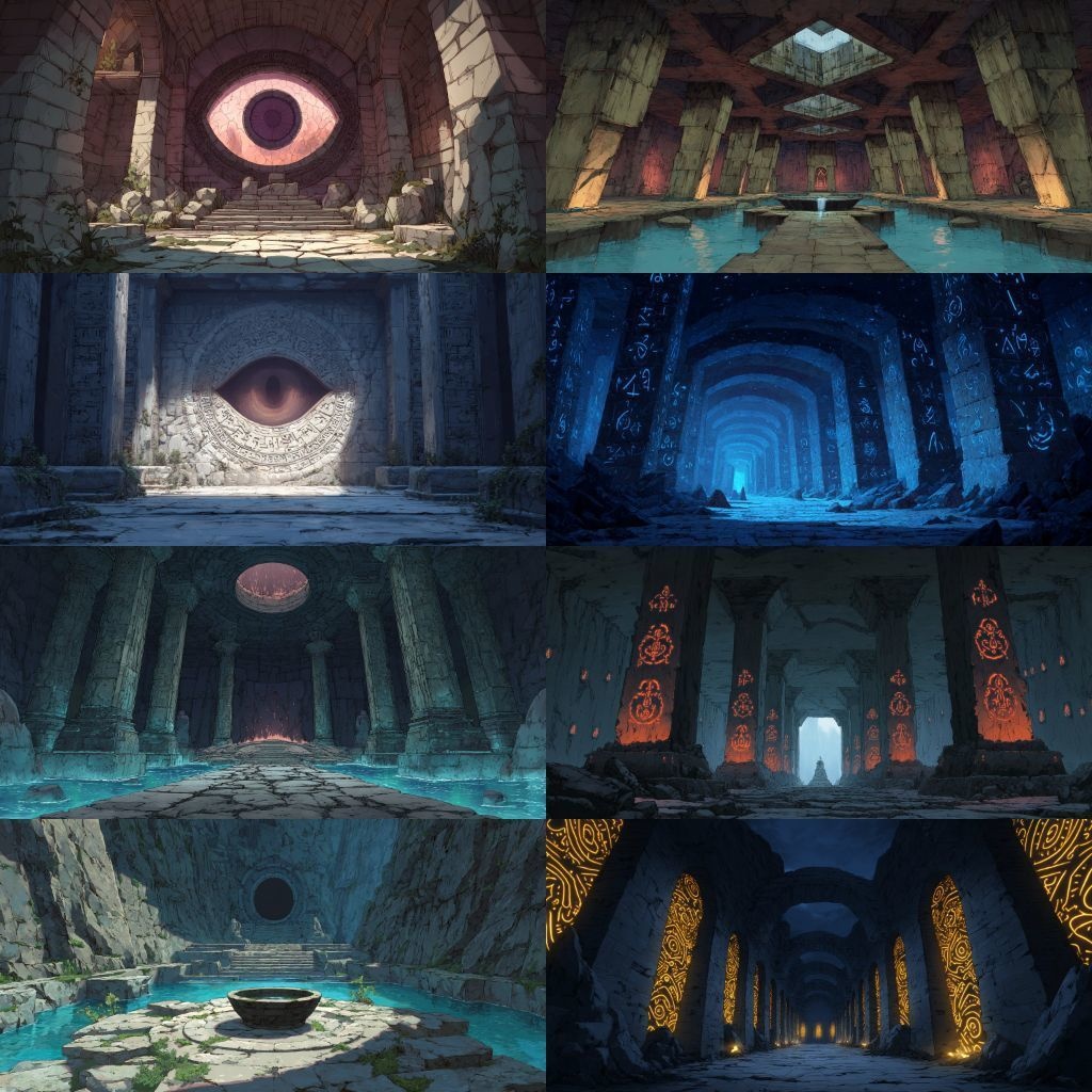 【背景素材】異世界250枚(ファンタジー,ダンジョン,儀式)