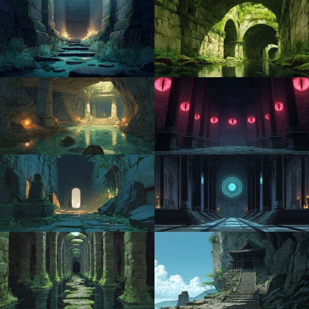 【背景素材】異世界250枚(ファンタジー,ダンジョン,儀式)