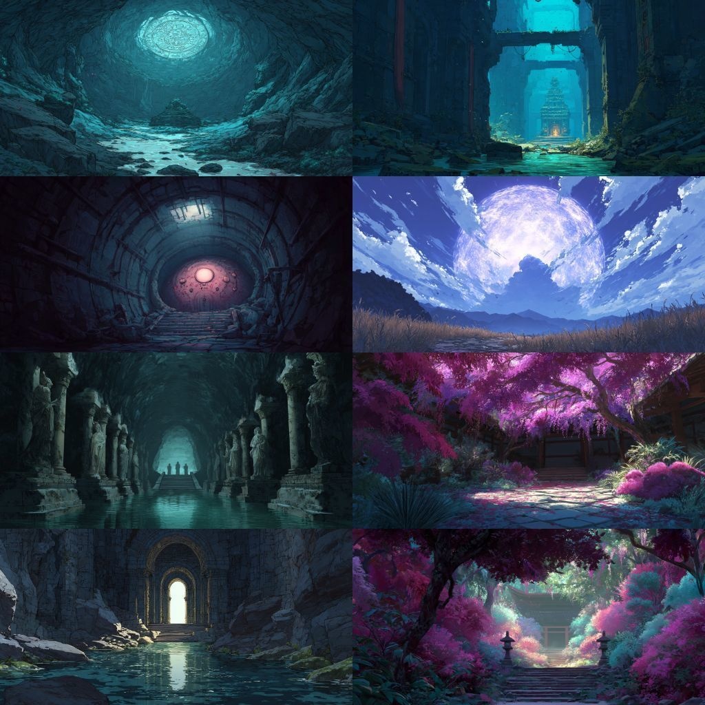 【背景素材】異世界250枚(ファンタジー,ダンジョン,儀式)