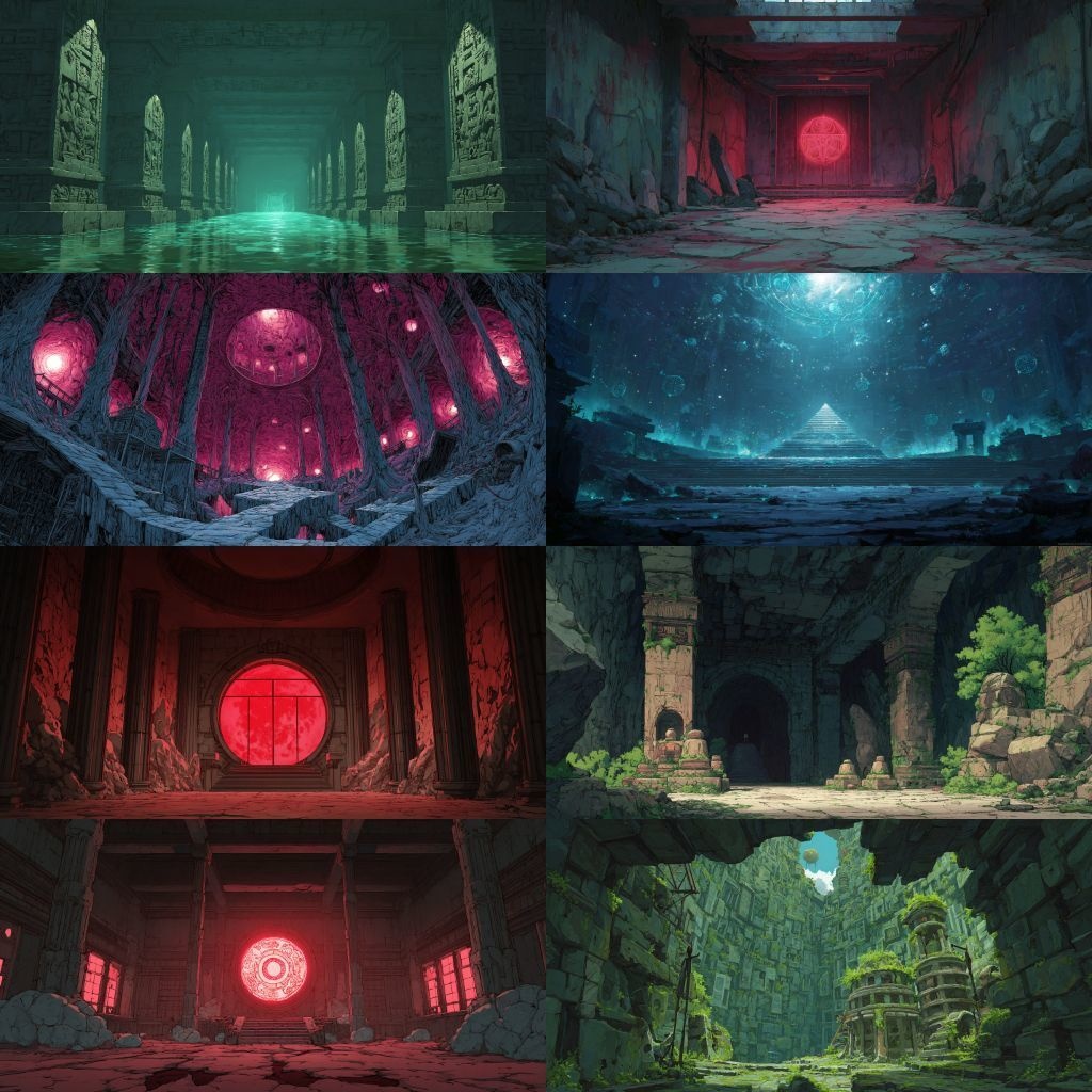 【背景素材】異世界250枚(ファンタジー,ダンジョン,儀式)