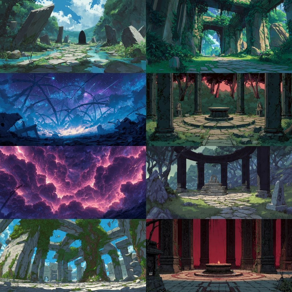 【背景素材】異世界250枚(ファンタジー,ダンジョン,儀式)