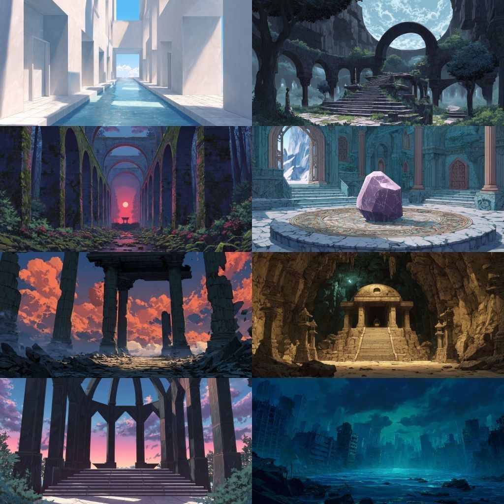 【背景素材】異世界250枚(ファンタジー,ダンジョン,儀式)