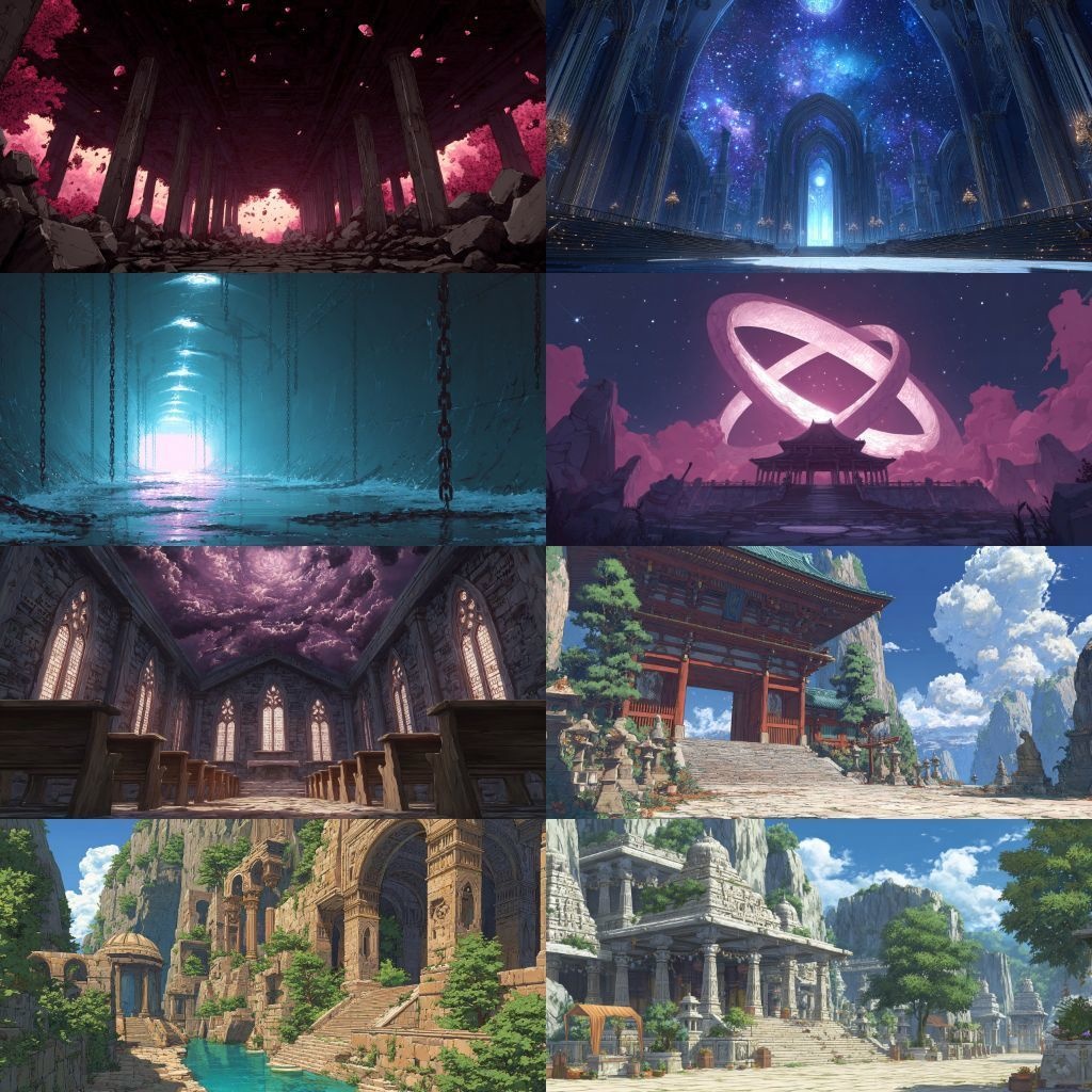 【背景素材】異世界250枚(ファンタジー,ダンジョン,儀式)