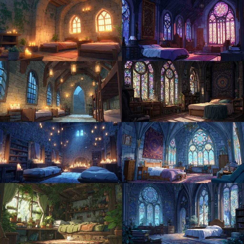 【背景素材】魔法学校250枚(教室,談話室,校長室,城,ショップ)