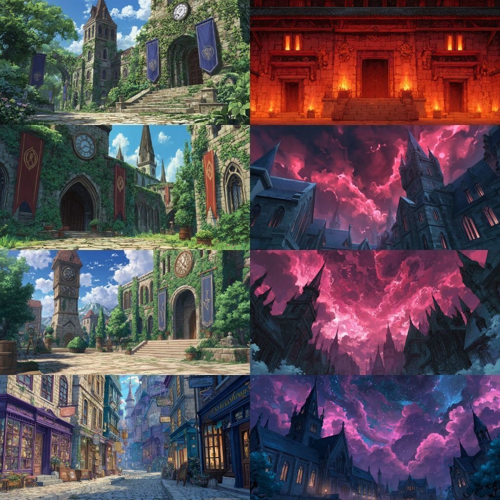 【背景素材】魔法学校250枚(教室,談話室,校長室,城,ショップ)