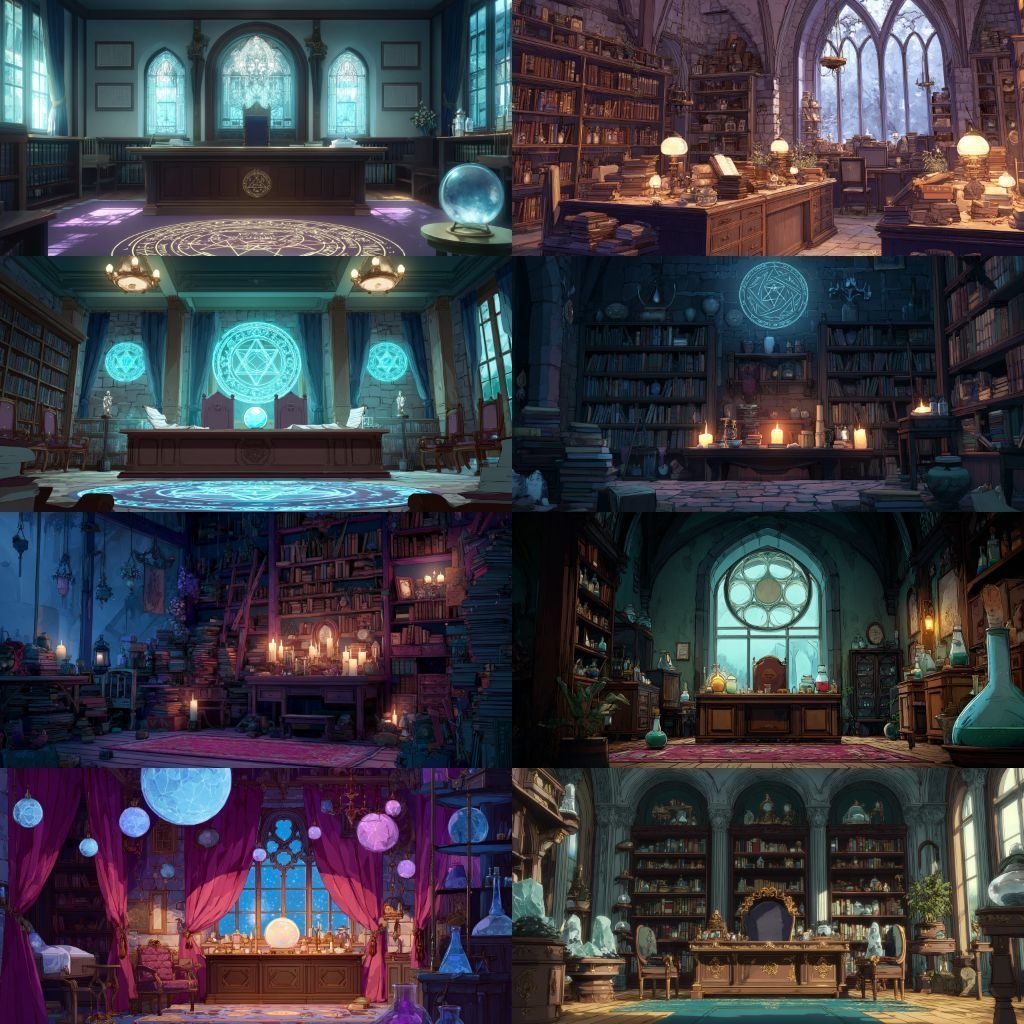 【背景素材】魔法学校250枚(教室,談話室,校長室,城,ショップ)