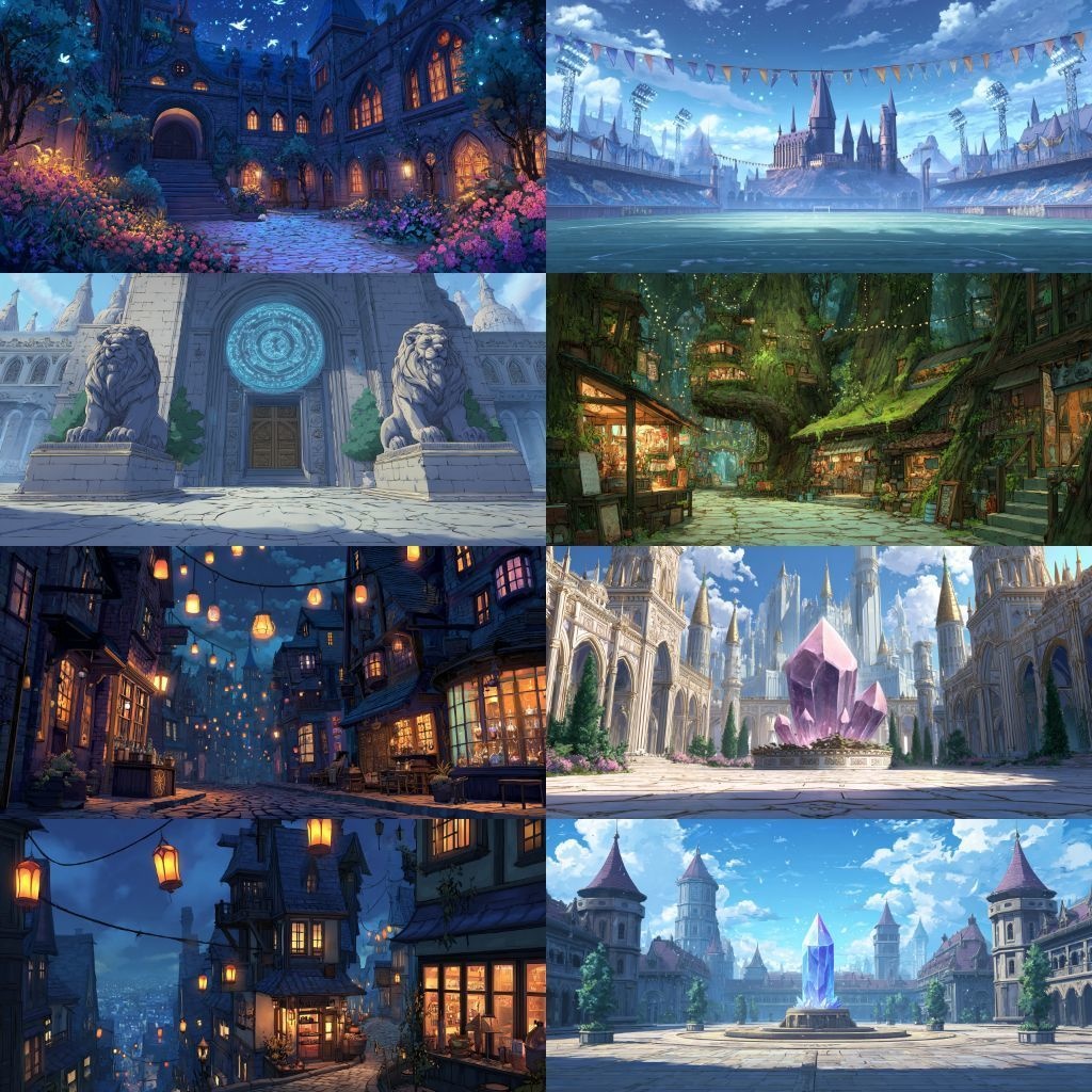 【背景素材】魔法学校250枚(教室,談話室,校長室,城,ショップ)