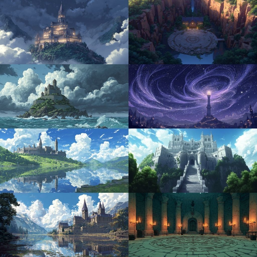 【背景素材】魔法学校250枚(教室,談話室,校長室,城,ショップ)