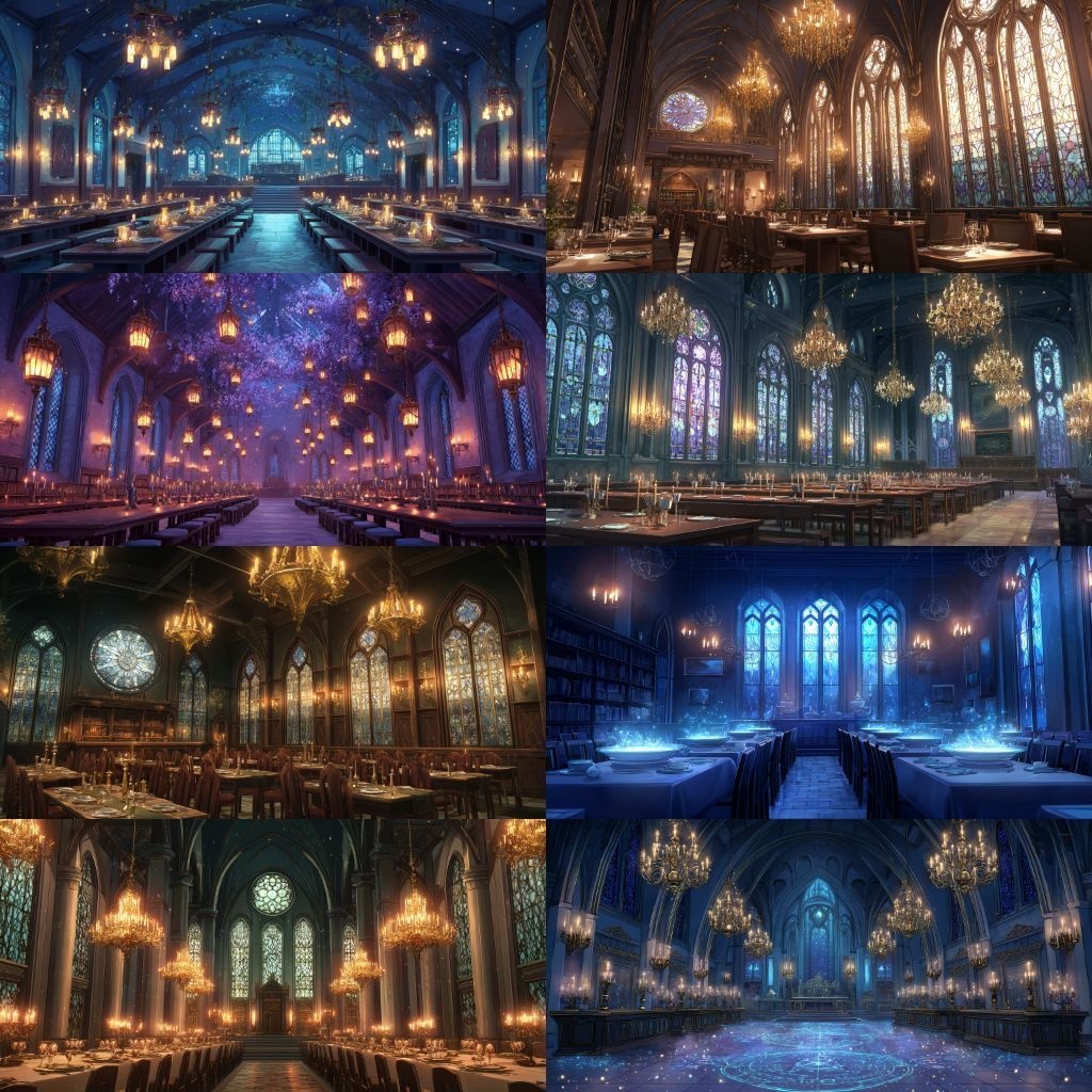 【背景素材】魔法学校250枚(教室,談話室,校長室,城,ショップ)