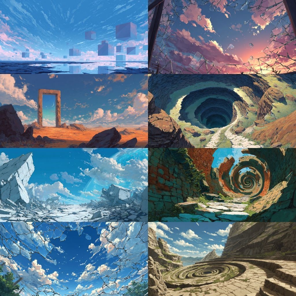 【背景素材】奇景250枚