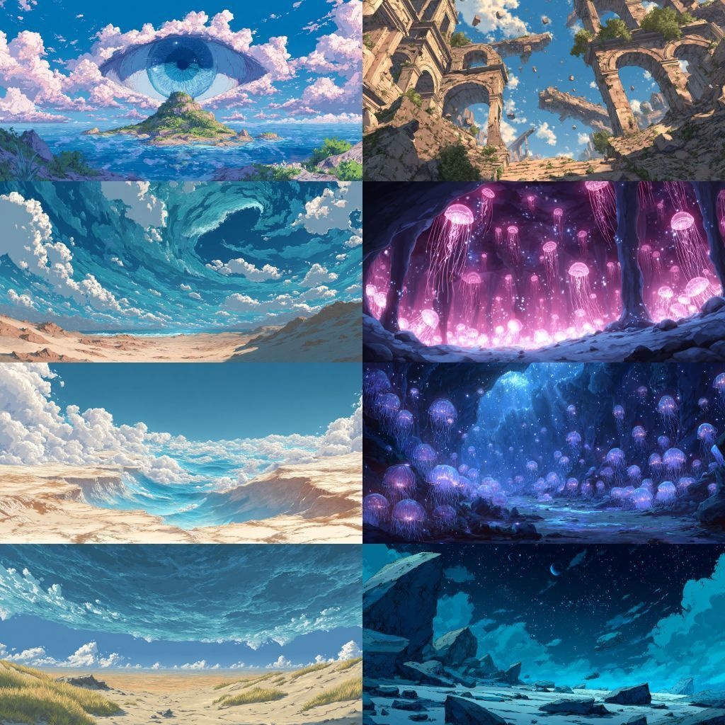 【背景素材】奇景250枚