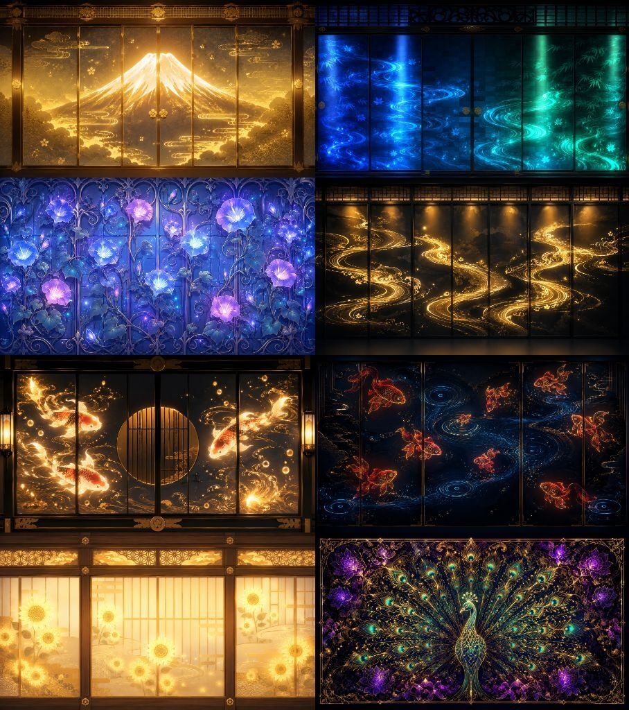 無料【ループ動画素材】和風背景20点