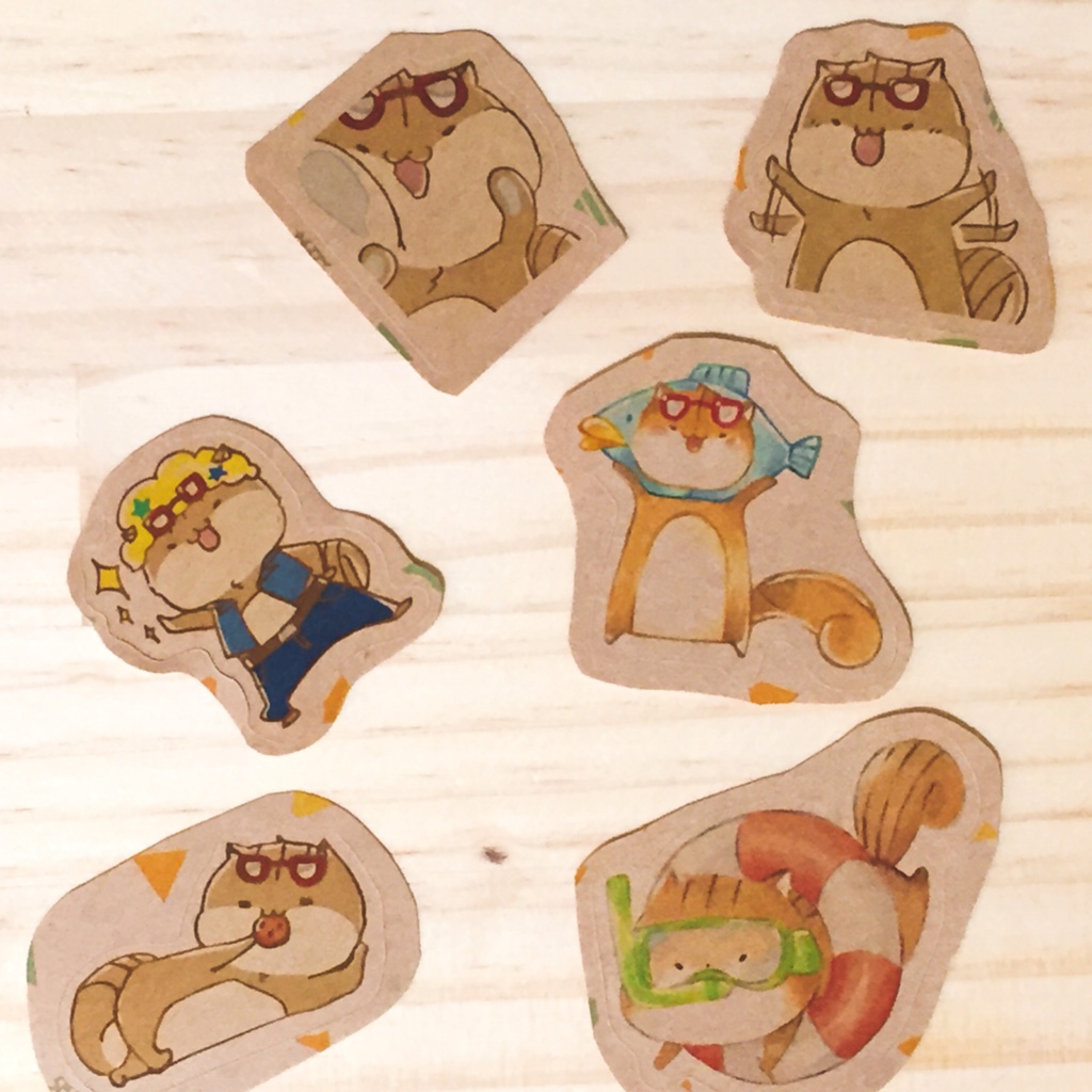 リスコのシールセットA,B,C