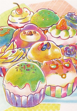 おかしなリスコシリーズ ポストカード