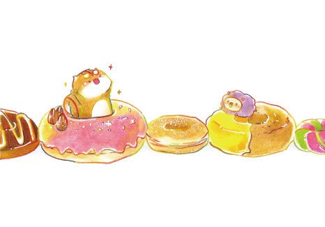 おかしなリスコシリーズ ポストカード