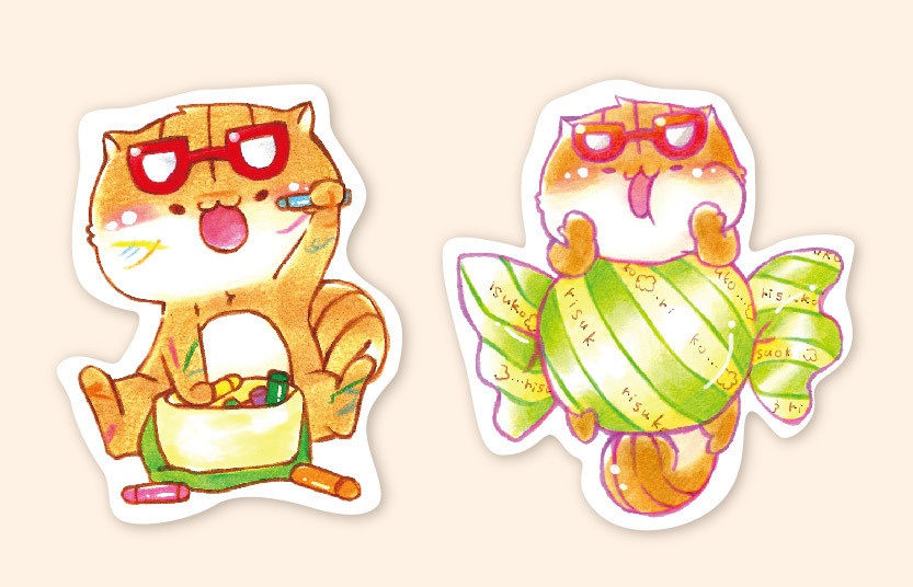 フレークシール2枚セット