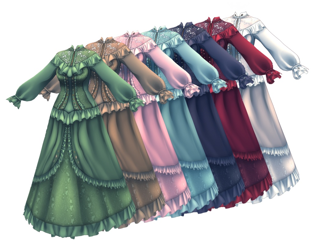 Victorian/Doll Dress for Vroid