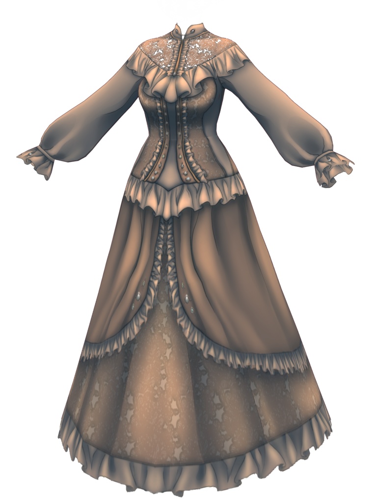 Victorian/Doll Dress for Vroid