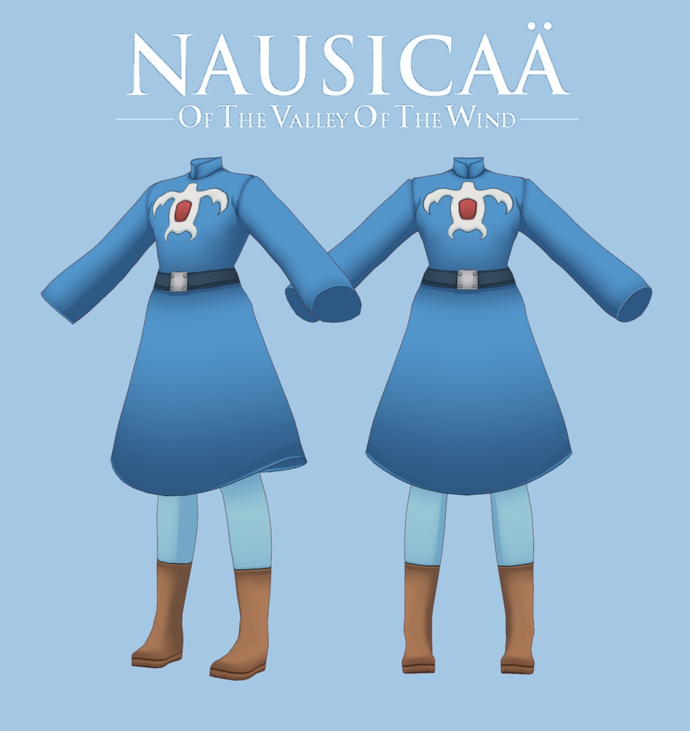 [Vroid] Nausicaa of the Valley of Wind Outfit