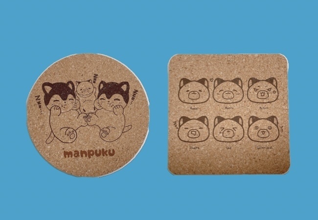 コルクコースター2種セット