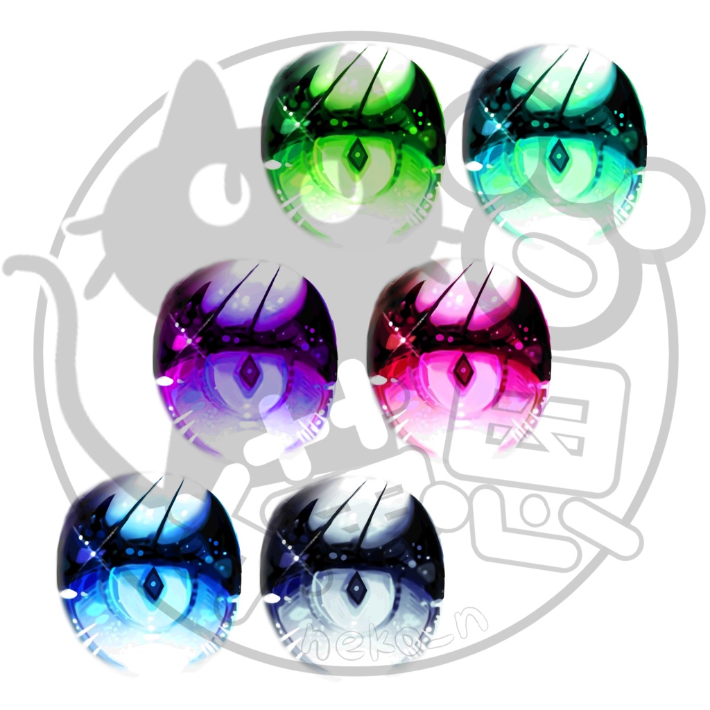 <舞夜(Maya)ちゃん専用>眼テクスチャ素材 Maya/Eye texture