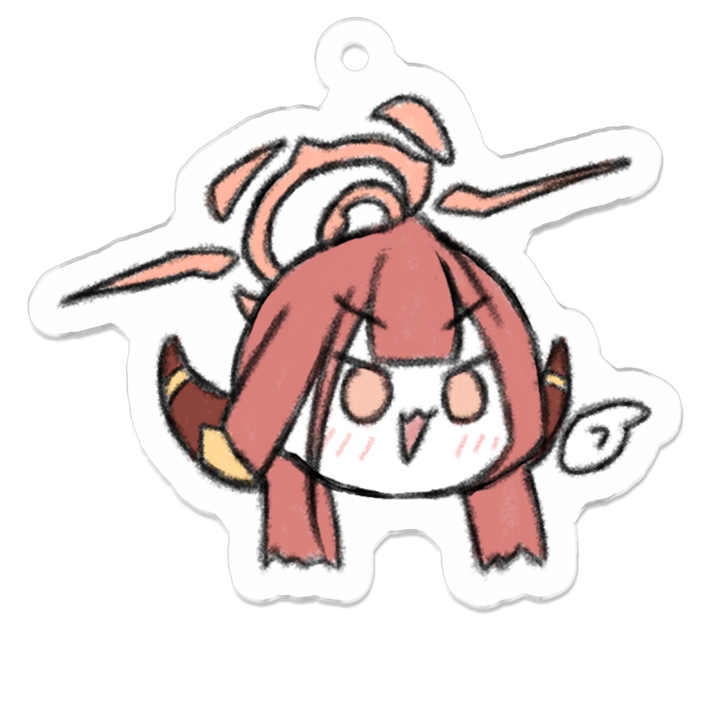 アクリルキーホルダー　簡単アルちゃん