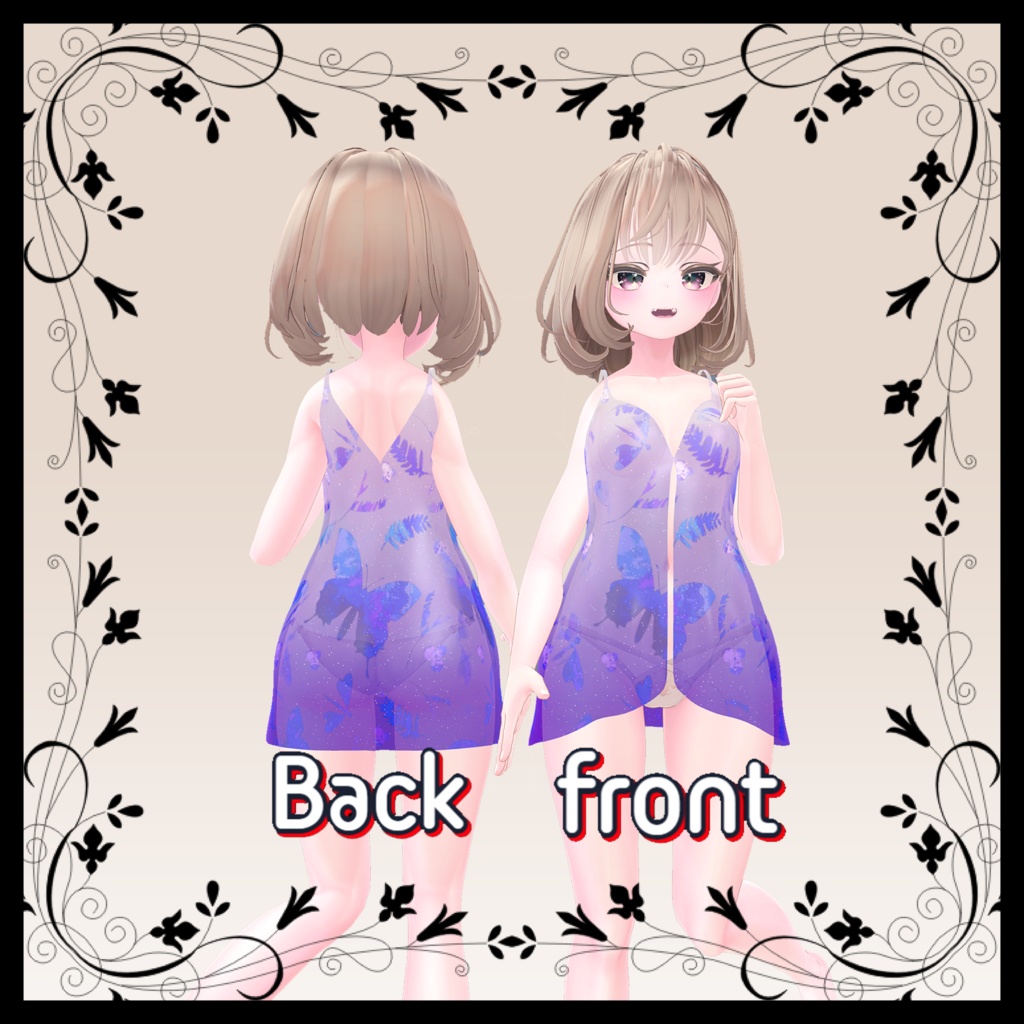 👗Simple ButterFly Dress👗 「マヌカ専用」 - For Manuka