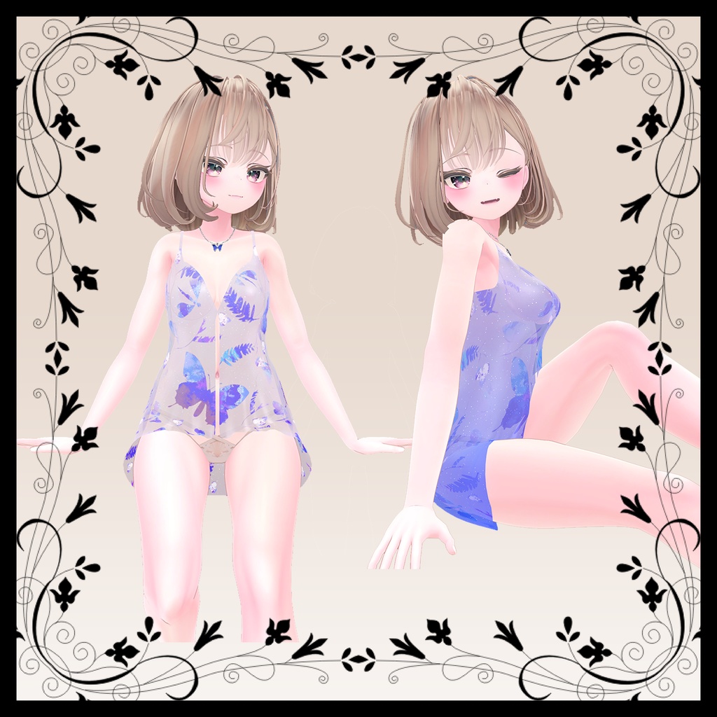 👗Simple ButterFly Dress👗 「マヌカ専用」 - For Manuka