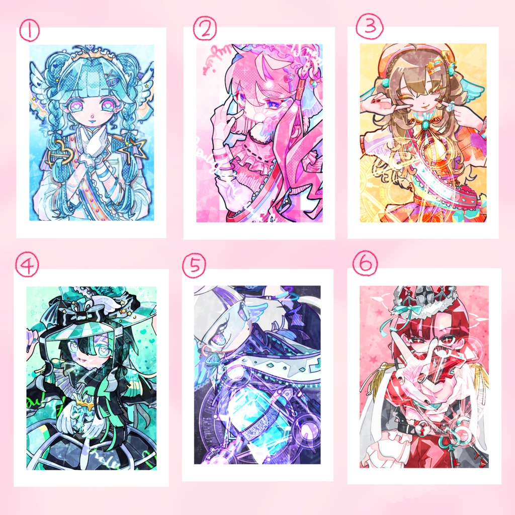 魔法少女ポストカード